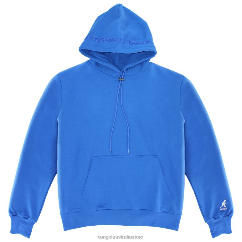 Men Clothing Royal Blue Kangol Embroidered Hoodie V0X8T1150 [V0X8T1150 ...